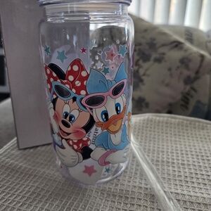 Minnie & Daisy Cup with Lid & Straw – 16oz Tumbler Plastic& Kid Safe